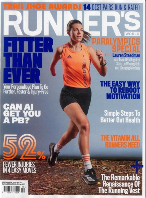 Runner's World Magazine September 2024 - Mags Direct