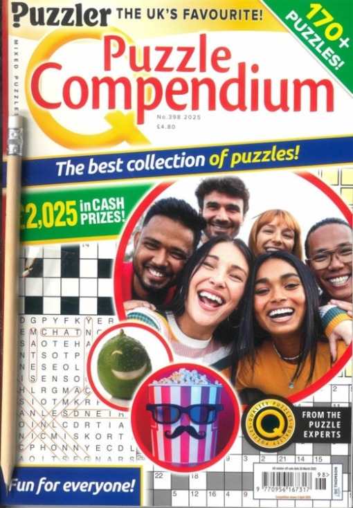 Puzzler Media Puzzler Q Puzzle Compendium Magazine 398 - Mags Direct