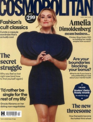 Cosmopolitan Magazine April/May 2025 - Mags Direct