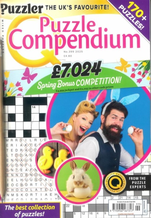 Puzzler Media Puzzler Q Puzzle Compendium Magazine 399 - Mags Direct