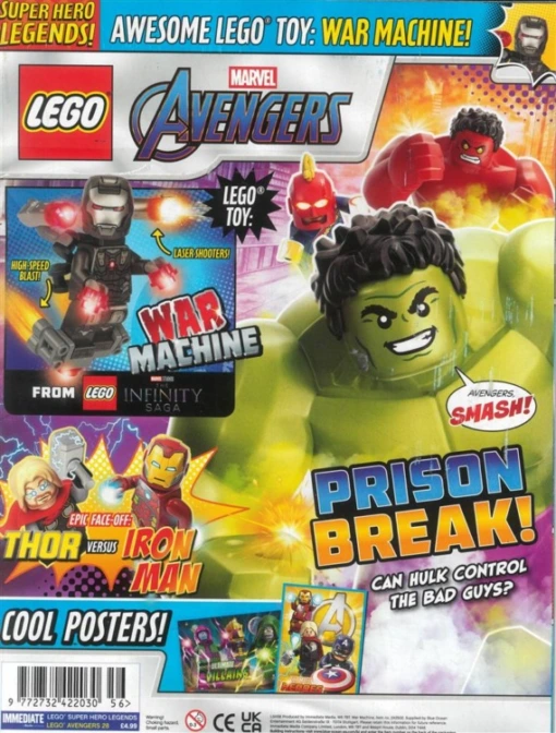 LEGO Superhero Legends Magazine Avengers 28 + FREE LEGO War