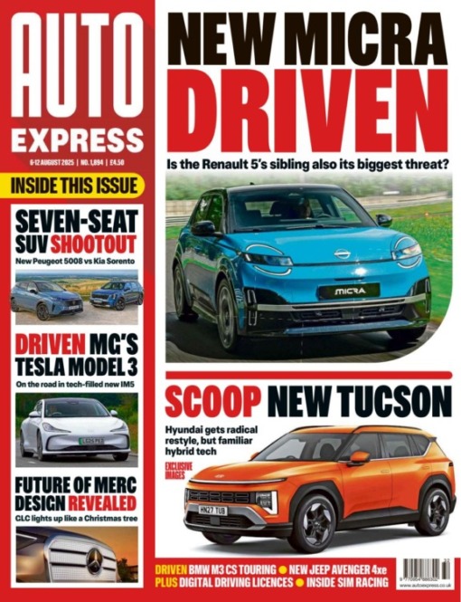 Auto Express Magazine 1894 6th August 2025 - Mags Direct