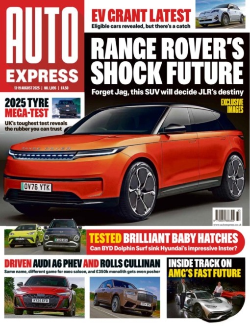 Auto Express Magazine 1895 13th August 2025 - Mags Direct
