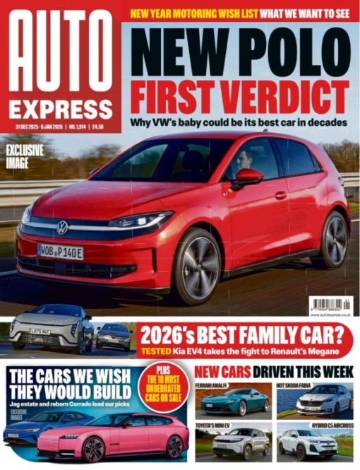 Auto Express Magazine Issue 1914 31st December 2025 - Mags Direct