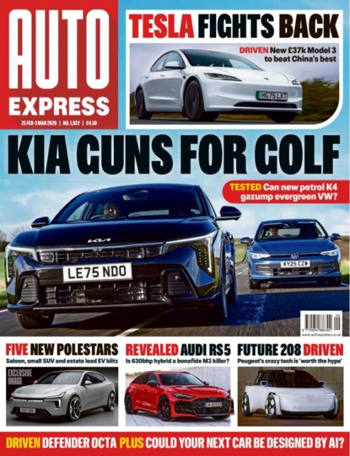 Auto Express Magazine Issue 1922 25 February 2026 - Mags Direct
