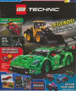 LEGO Discover Magazine Technic 11 + FREE LEGO Technic Toy