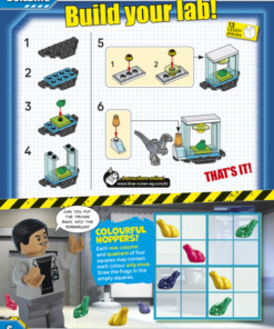 LEGO Jurassic World Magazine Issue 28 + Velociraptor Minifigure P6-P7