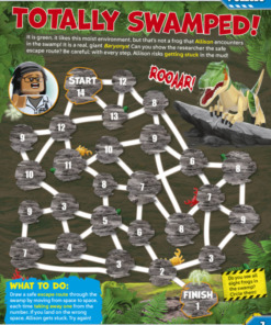 LEGO Jurassic World Magazine Issue 28 + Velociraptor Minifigure P6-P7