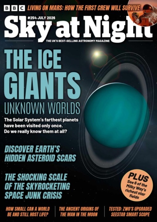 BBC Sky At Night Magazine July 2026 Issue 254 - Mags Direct