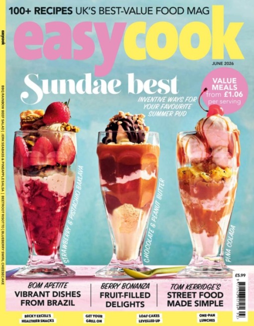 Easy Cook Magazine June 2026 Issue 193 - Mags Direct