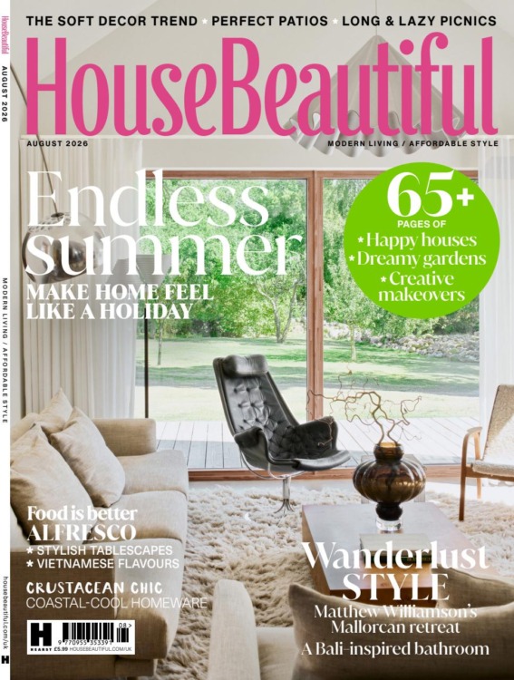 House Beautiful Magazine August 2026