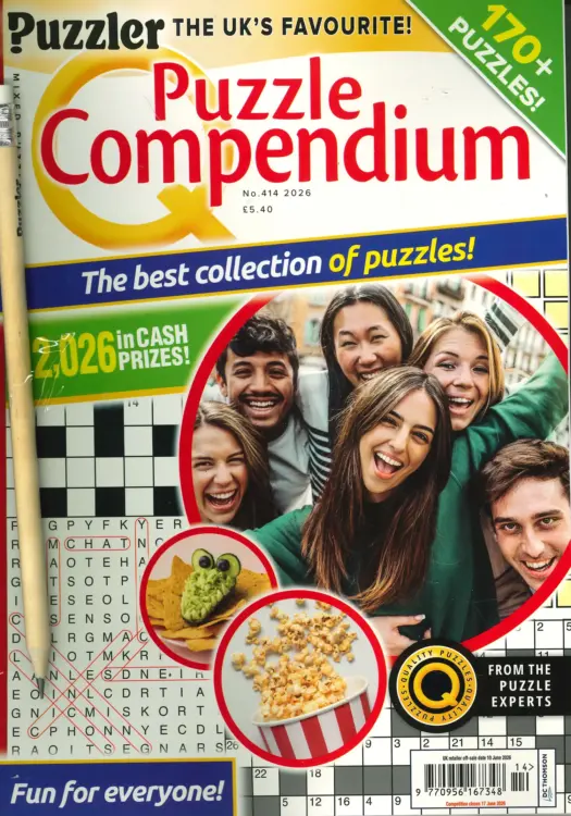 Puzzler Q Puzzle Compendium Magazine 414