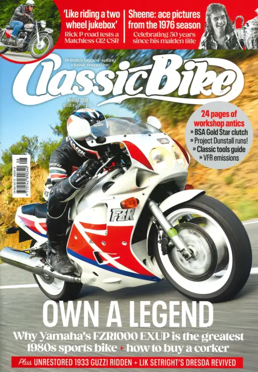 Classic Bike Magazine August 2026