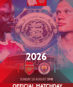 Official FA Community Shield Arsenal v Manchester City Match Programme