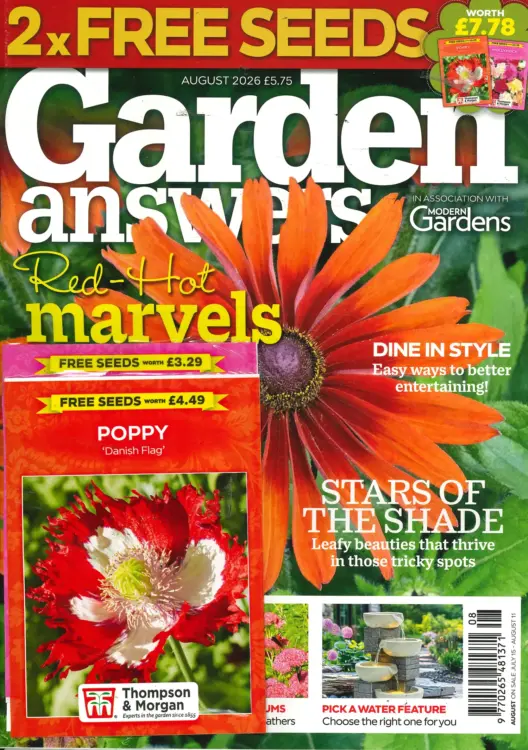 Garden Answers Magazine August 2026