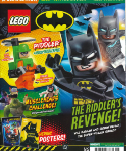 LEGO Special Edition Magazine Batman Issue 46 + Free LEGO Riddler + Heli-Backpack Toy