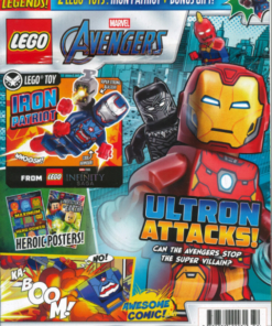 LEGO Superhero Legends Magazine Avengers Issue 36 + Two LEGO Toys! The Iron Patriot + Bonus Gift