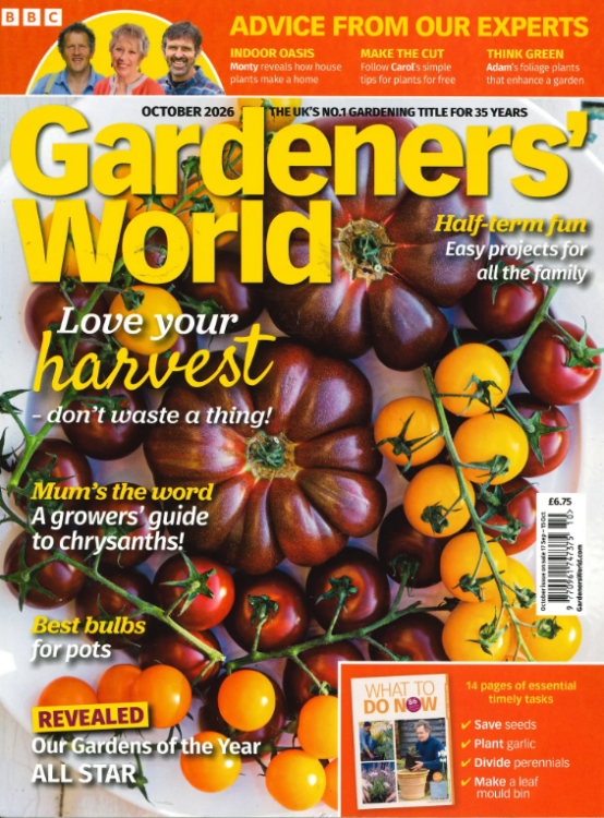 BBC Gardeners' World Magazine October 2026