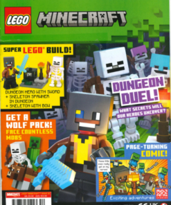 LEGO Minecraft Magazine Issue 52 + Free Dungeon Hero + Sword LEGO Minifigure