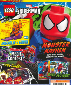 LEGO Superhero Legends Magazine Spiderman Issue 23 + Hobgoblin & Glider Minifigure