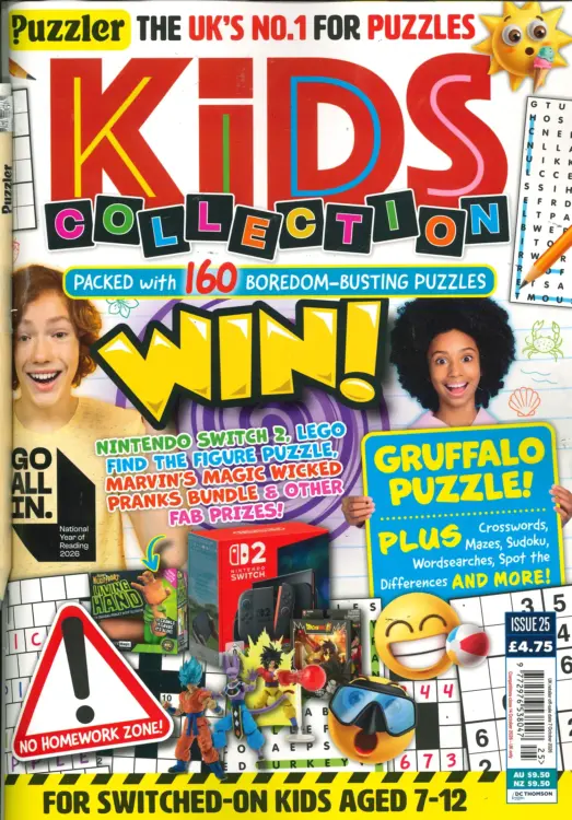 Puzzler Kids Collection Magazine Issue 25