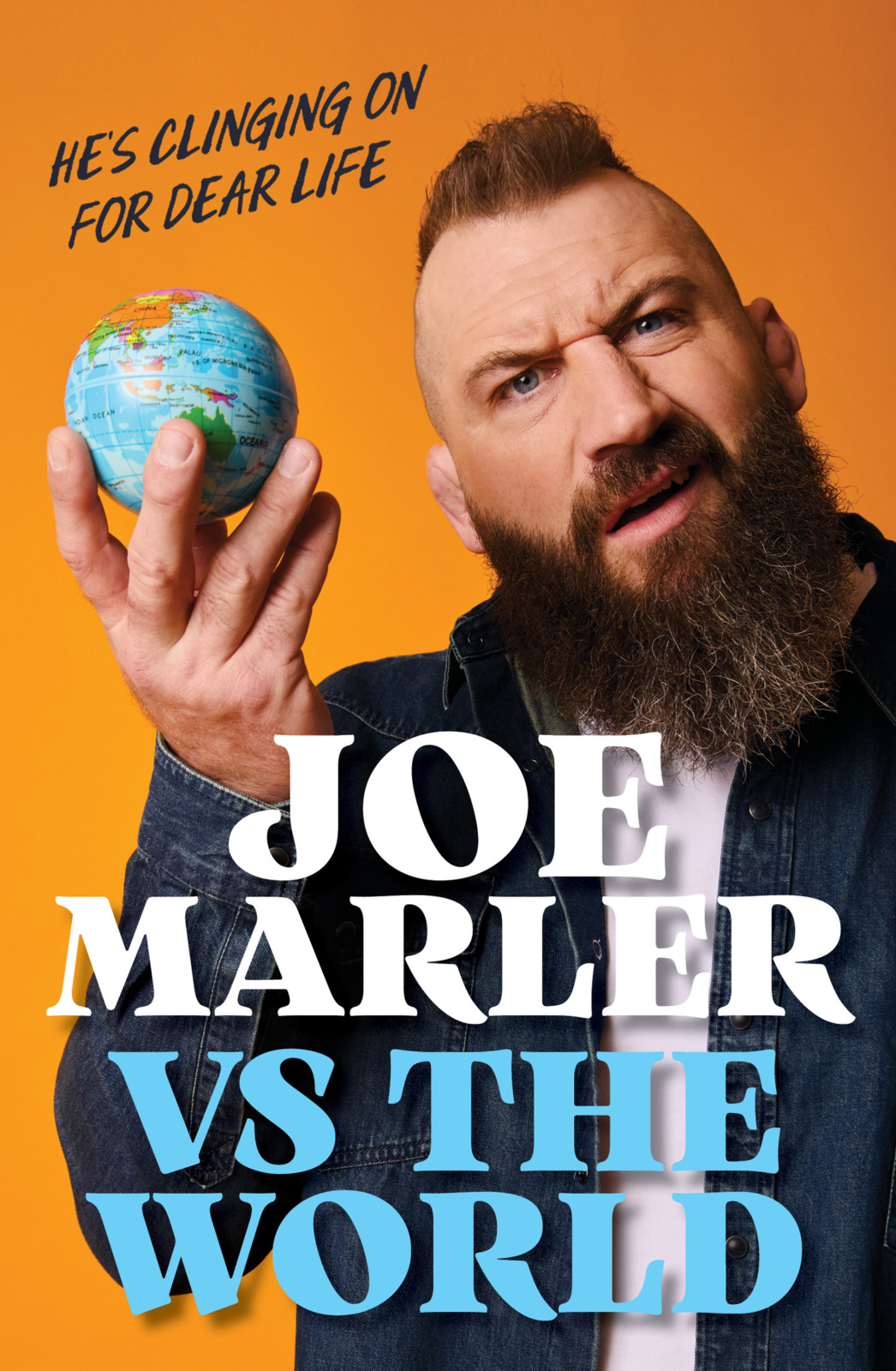 JOE MARLER VS THE WORLD Hardback Book by Joe Marler Front Cover