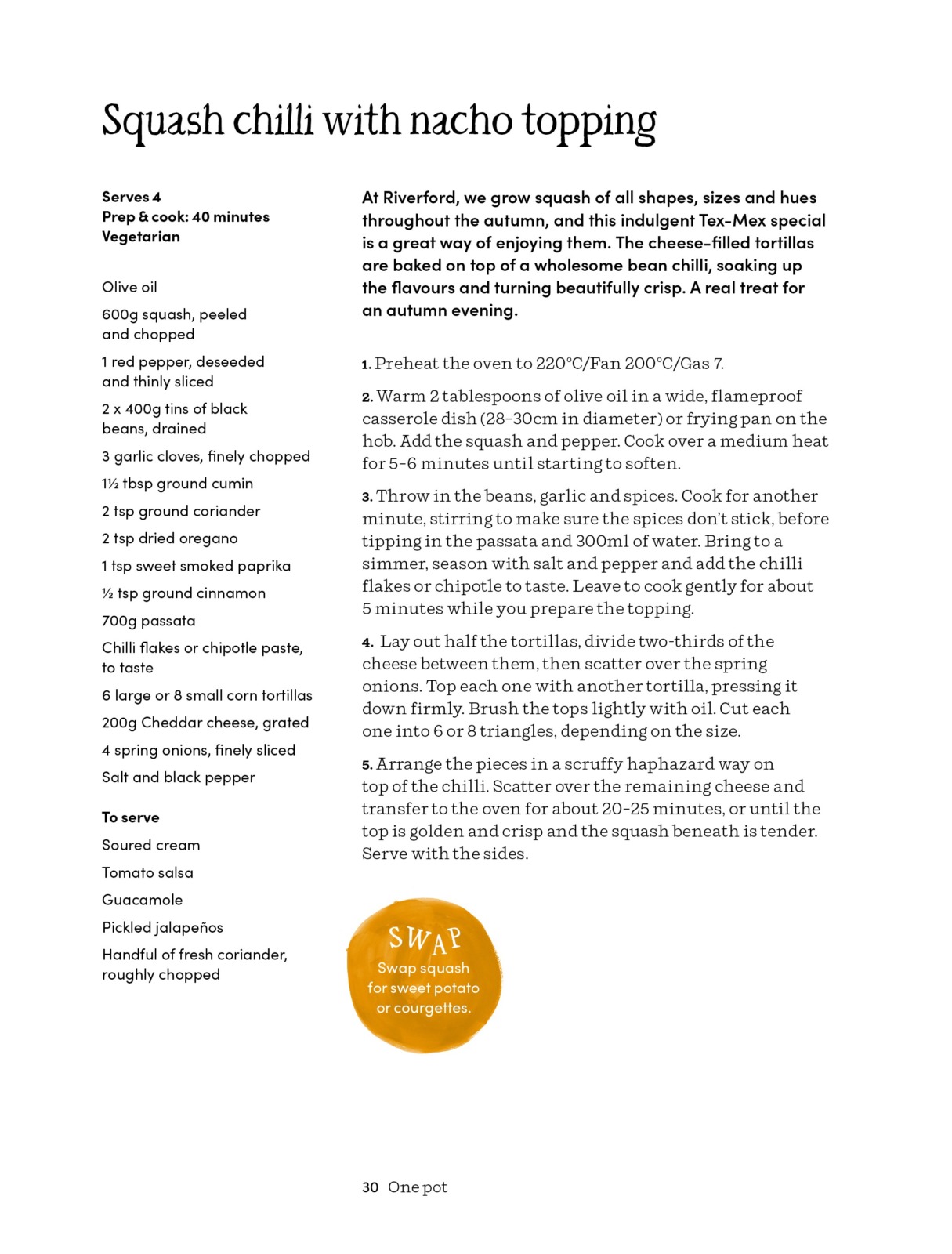 Riverford Cookbook: Easy Evenings, The Hardback Book by Riverford Inside Page 1