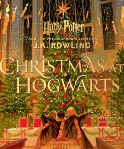Christmas at Hogwarts Hardback Book - A joyfully illustrated gift book featuring text from ‘Harry Potter and the Philosopher’s Stone’ Front Cover
