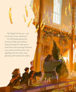 Christmas at Hogwarts Hardback Book - A joyfully illustrated gift book featuring text from ‘Harry Potter and the Philosopher’s Stone’ - Image 4