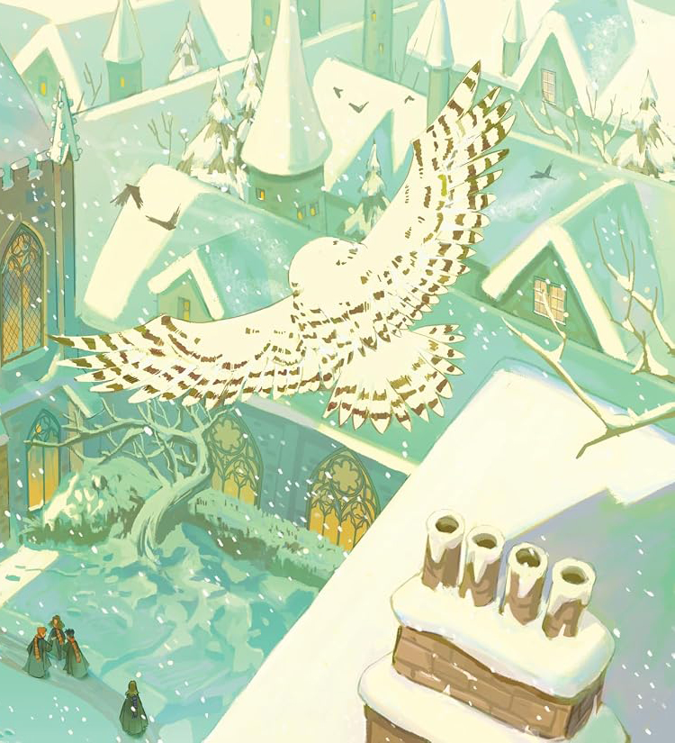Christmas at Hogwarts Hardback Book - A joyfully illustrated gift book featuring text from ‘Harry Potter and the Philosopher’s Stone’ Inside Page 6