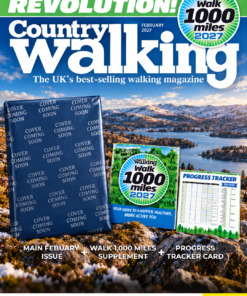 Country Walking Magazine February 2027 + Walk 1,000 Miles Supplement + Progress Tracker Card Pre-order Front Cover