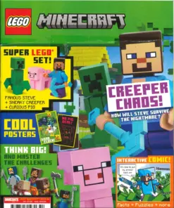 LEGO Minecraft Magazine Issue 54 + 2 Incredible LEGO Toys to Build