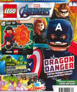 LEGO Super Hero Legends Magazine Avengers Issue 37 + Doctor Strange LEGO Minifigure