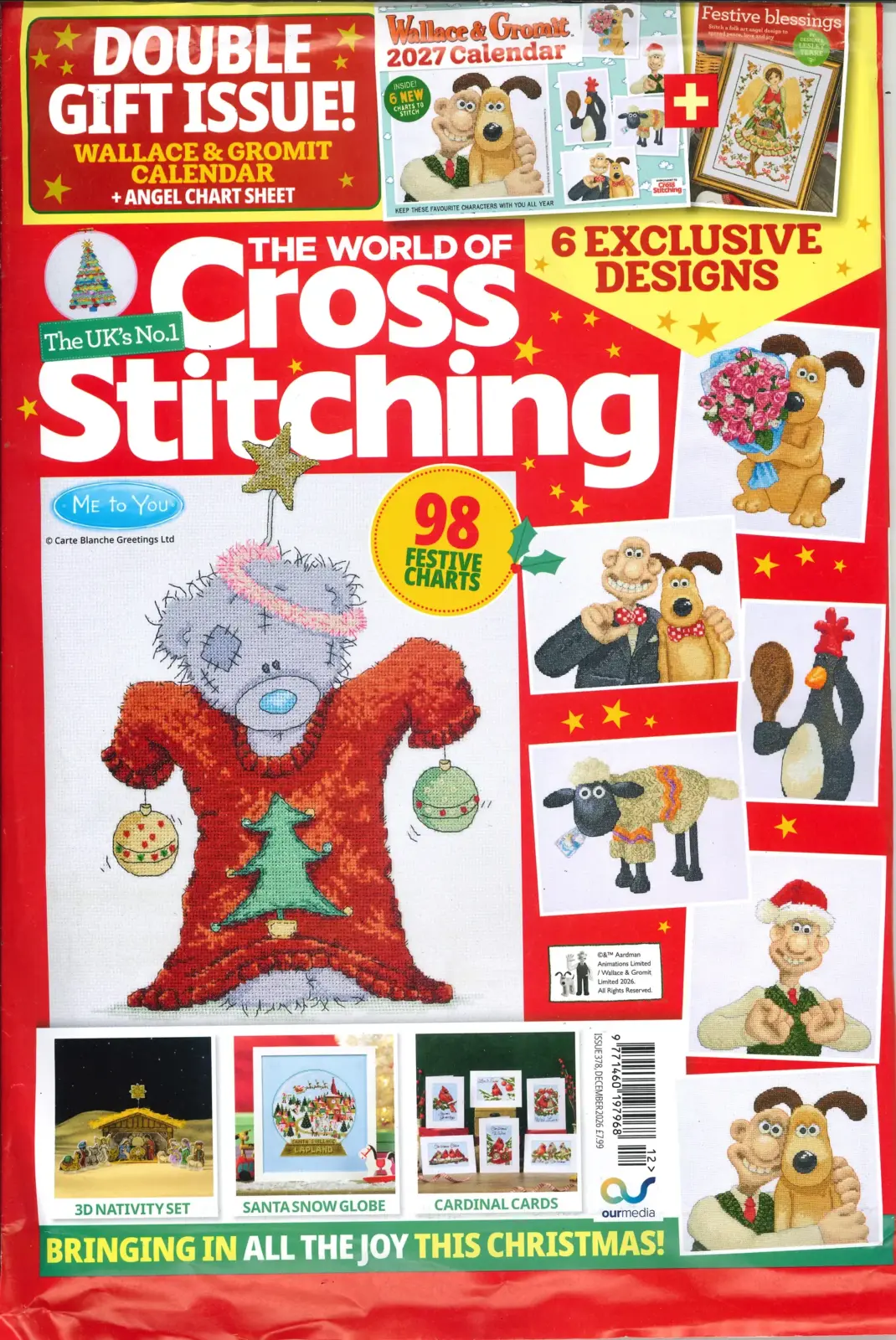 World Of Cross Stitching Magazine December 2026 - Issue 378